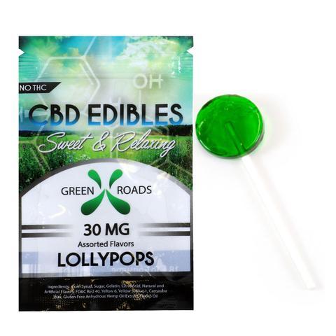CBD Green Apple Lollipop
