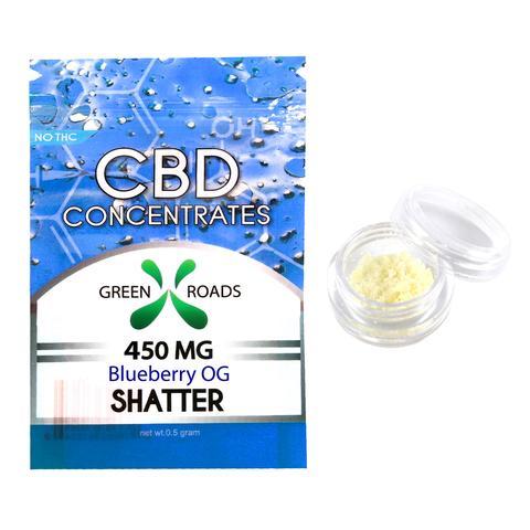 CBD Shatter Blueberry OG