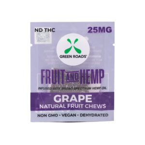 Grape flavored CBD fruit and hemp sample
