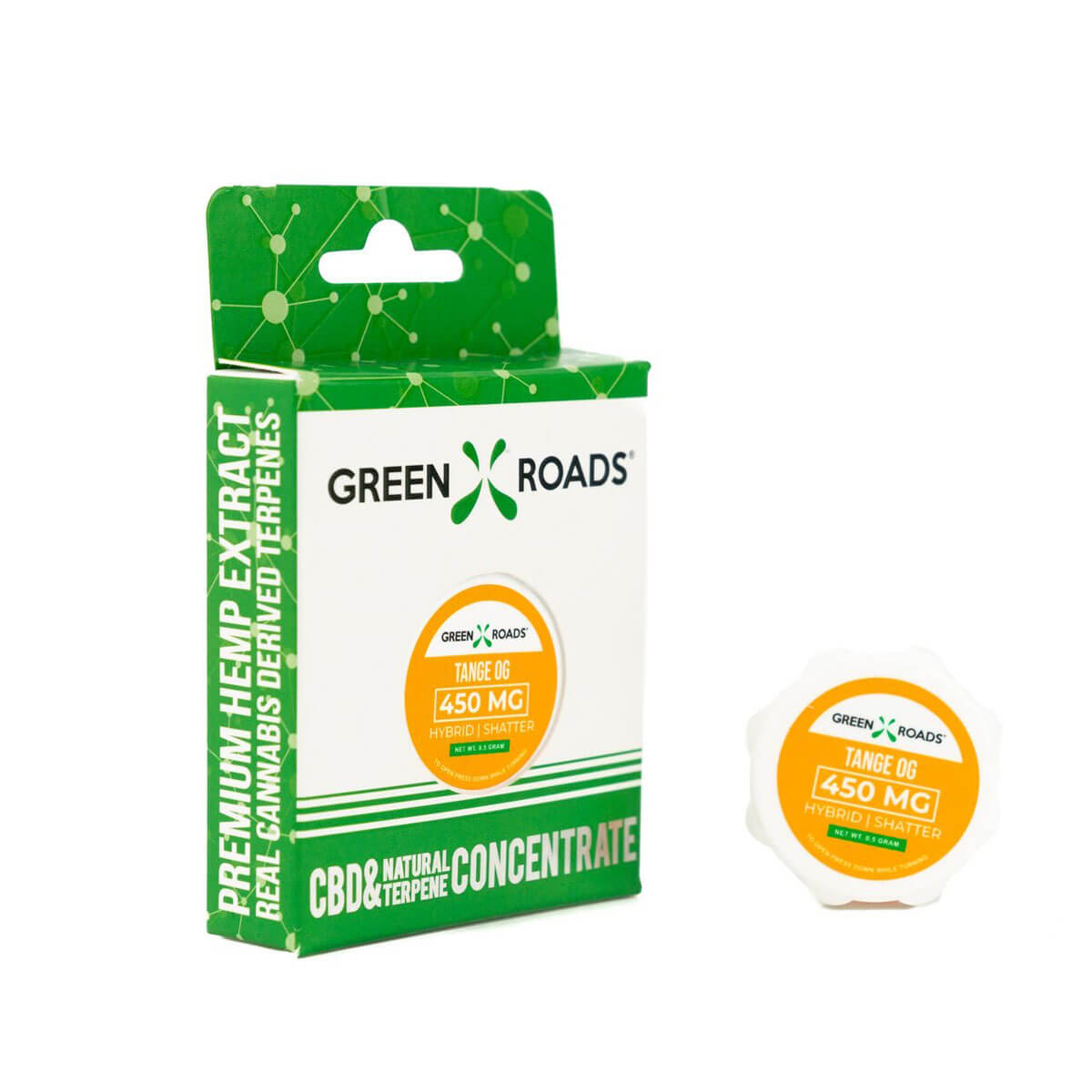 CBD Shatter - Tange OG 450MG